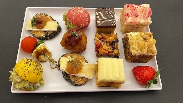 Morning/Afternoon Tea 3 Pieces (2 Sweet, 1 Savoury)