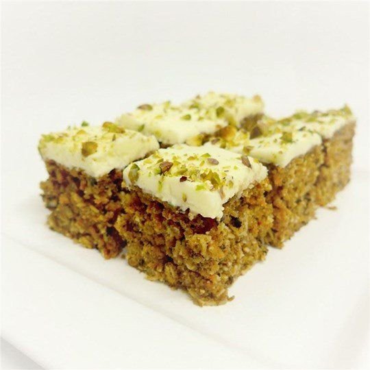 Traditional Carrot Cake Squares