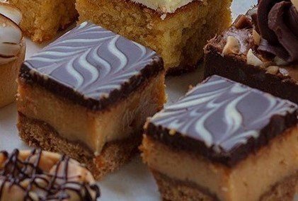 Double Chocolate Caramel Slice (GF)