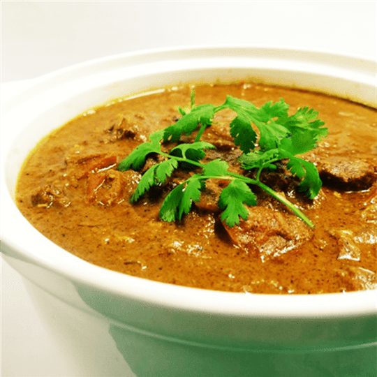 Lamb Rogan Josh with steamed rice (GF)
