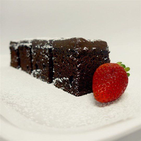 Chocolate Sour Cream Cake Squares