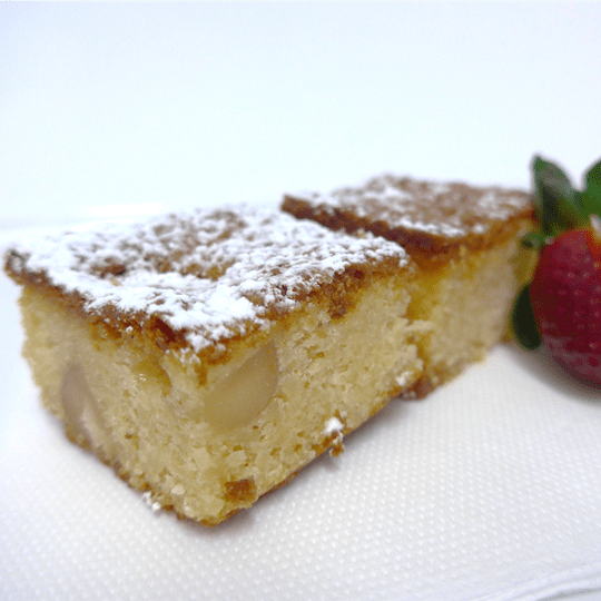Raspberry and Macadamia Nut Blondie (GF)