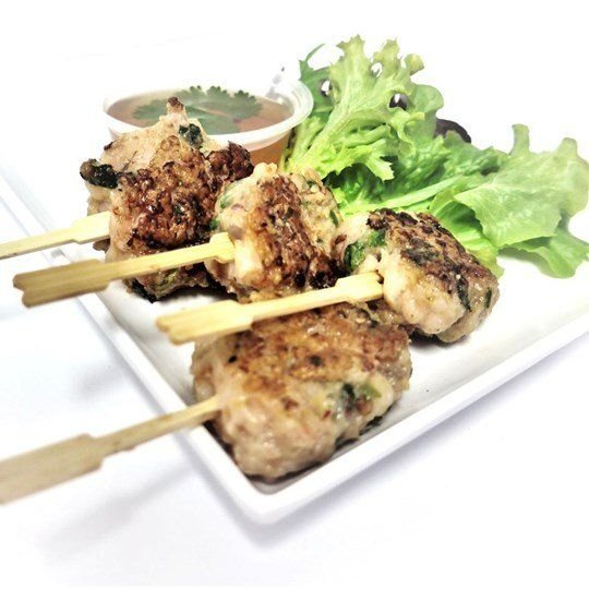 Prawn Cake with Chilli Dipping Sauce (GF)