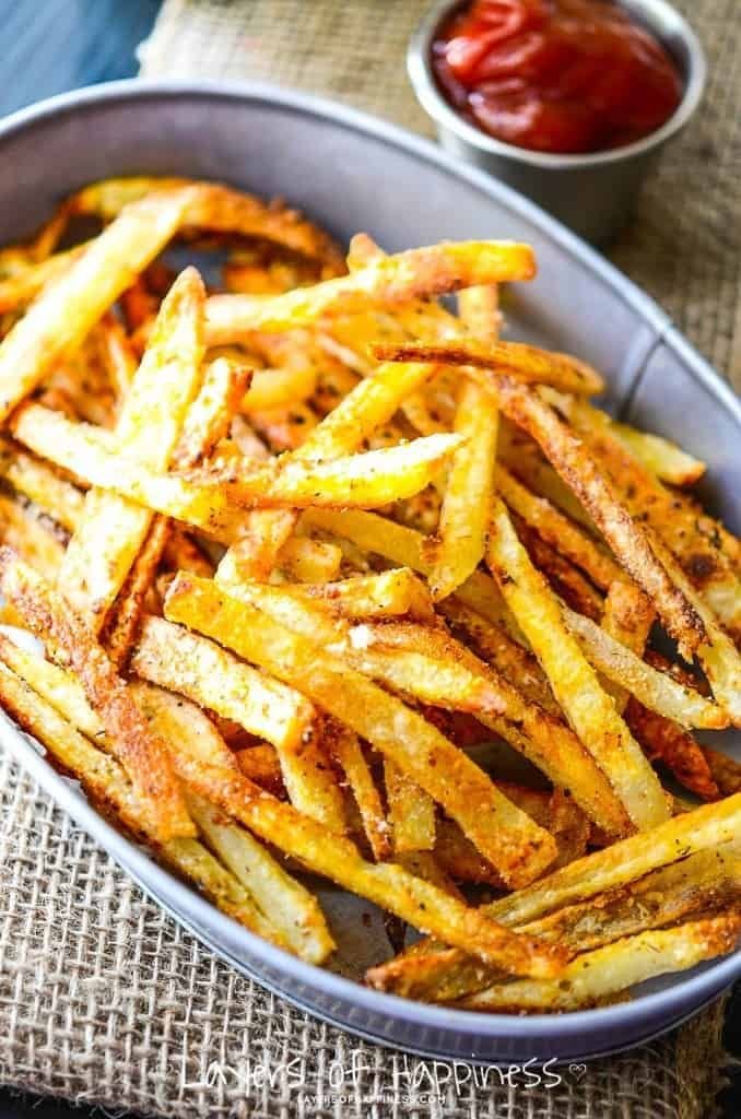 Oven cooked fries