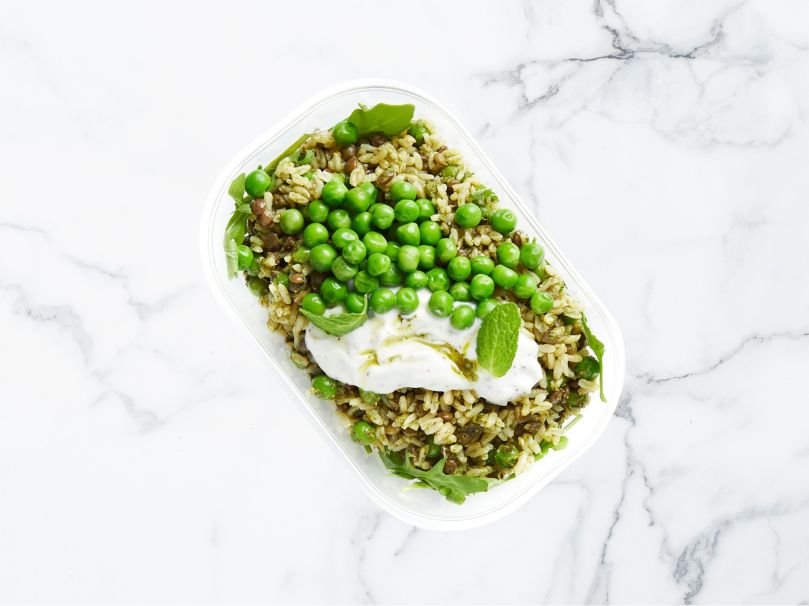 Brown Rice, Pea & Lentils for 4