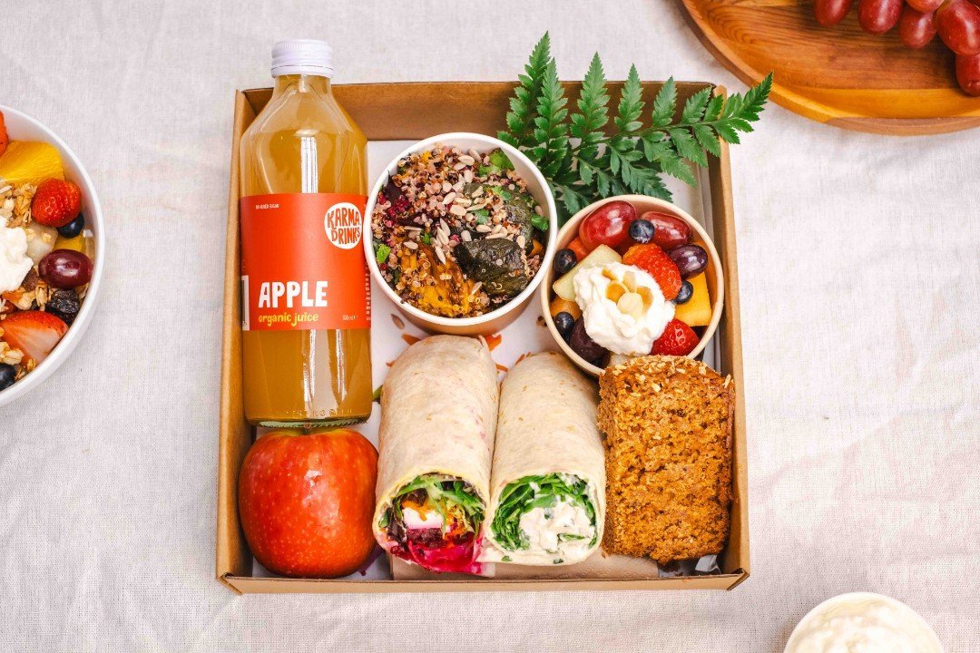 Vegetarian Wrap Lunch Box