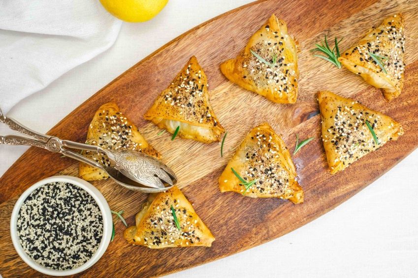 Feta & Spinach Triangles