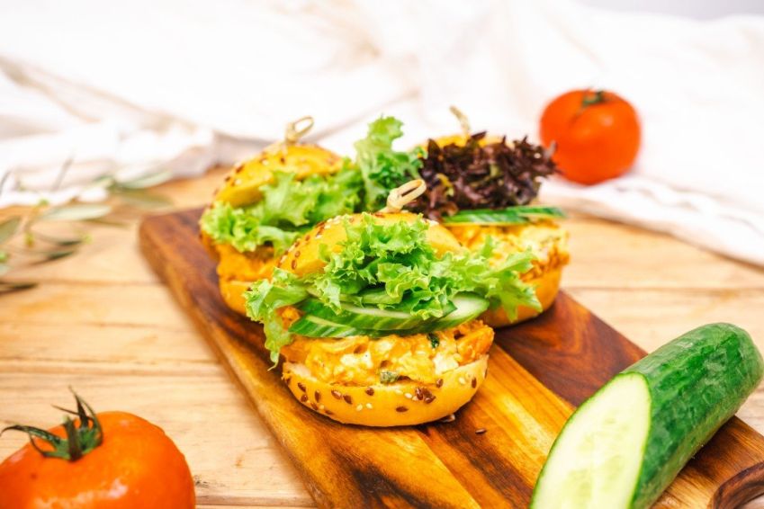 Tandoori Chicken Brioche Bun