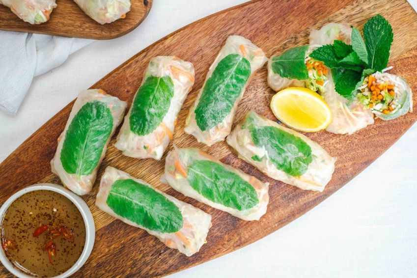 Vegetable Rice Paper Rolls