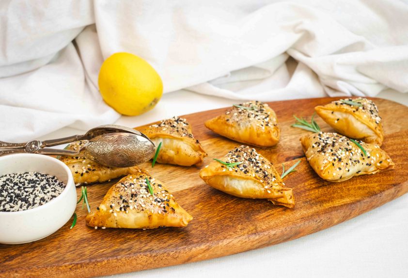 Feta & Spinach Triangles