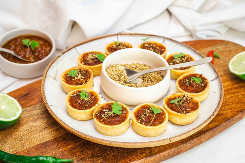 Palestinian Carrot & Orange Blossom Tart