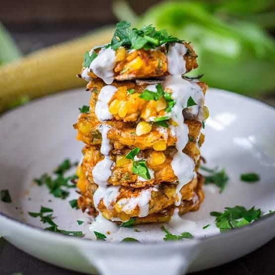 Corn Fritters w/ House Made Yoghurt Dip