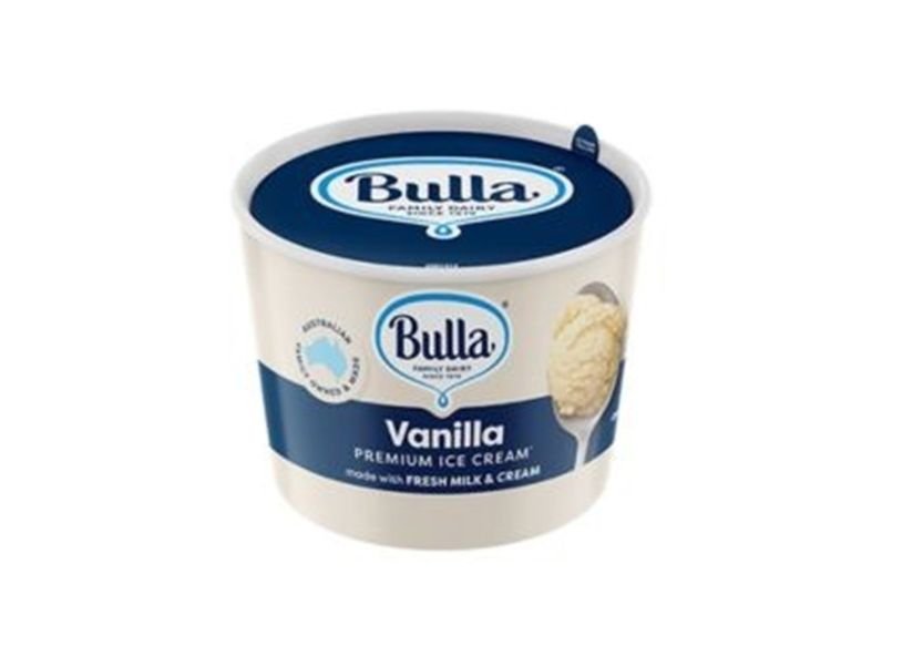Bulla Ice Cream Vanilla Single serve 100ml