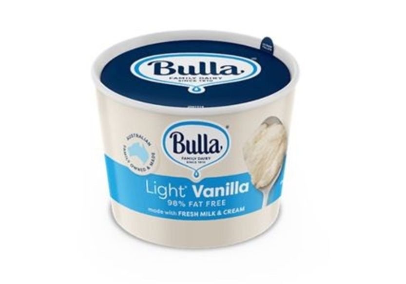 Bulla Low fat Ice Cream Vanilla Single serve 100ml