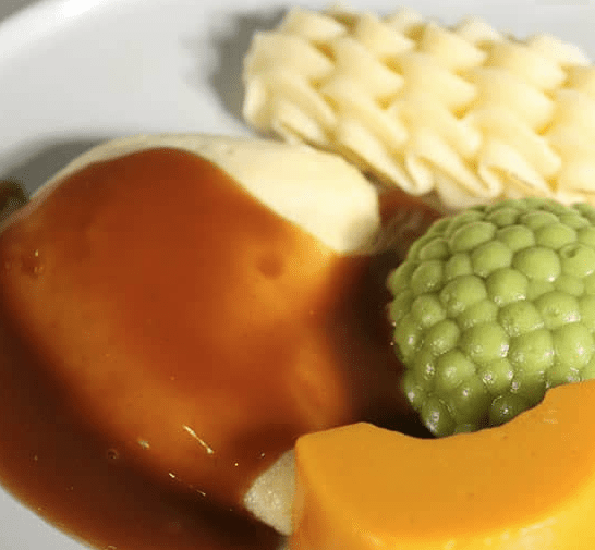 Roast Chicken with Gravy and Vegetables (Smooth Pureed)