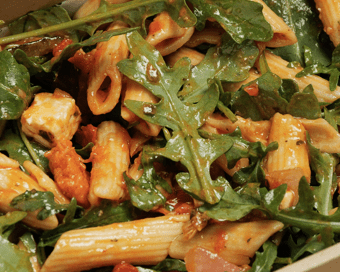 Salad Box to Share=Tuscan Vegetable Pasta Salad 