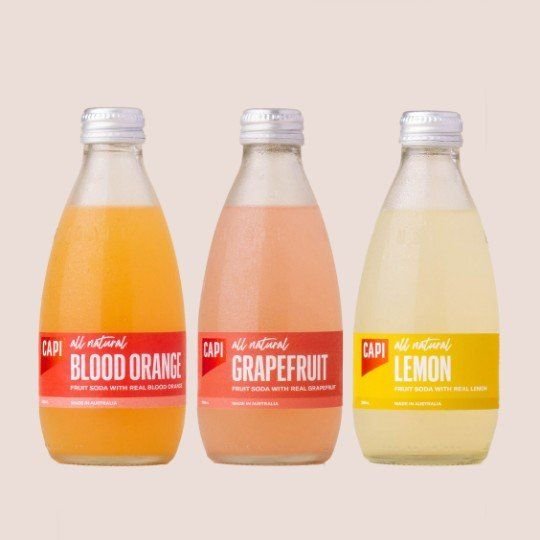 250ml Capi Flavoured Sparkling Mineral Water