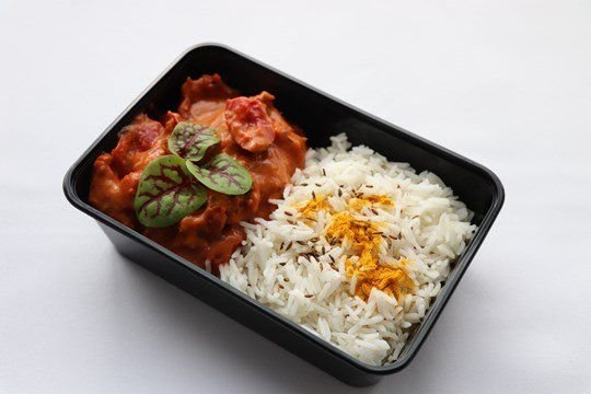 Butter Chicken with Jasmine Rice (GF) - At Home Meal