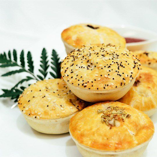 Gourmet Meat Pie - with tomato sauce