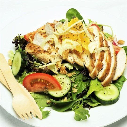 Chicken, Rocket, Fennel, Walnut & Orange Salad (GF) (DF) - Side Serve