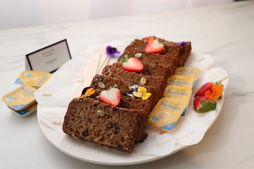 Vegan Zucchini Chia Bread with Vegan Butter