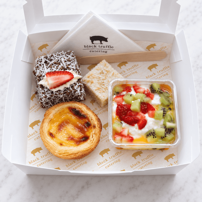 White Morning/Afternoon Tea Box 3