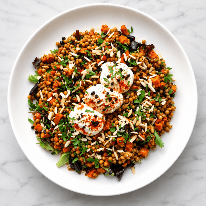 Salad - Moroccan pearl Couscous Salad - Side Serve