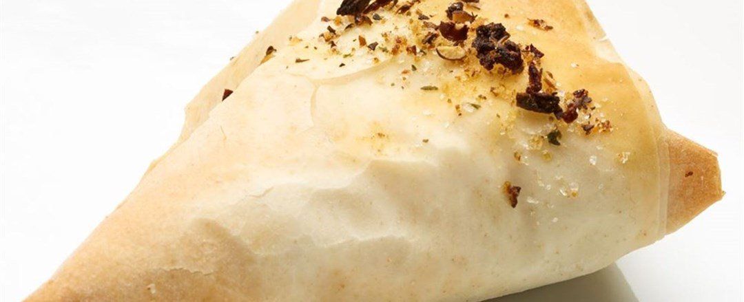 Mini Spinach and Ricotta Filo Triangles V