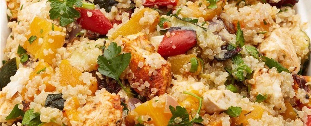 Spiced chicken quinoa GF