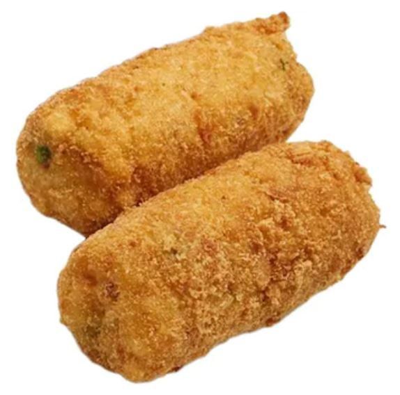 Mini Pea & prosciutto croquettes with aioli 1 piece 