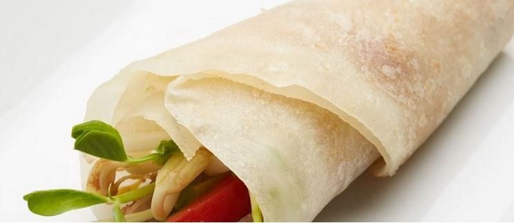 Peking Duck Crepes with plum & hoi sin sauce