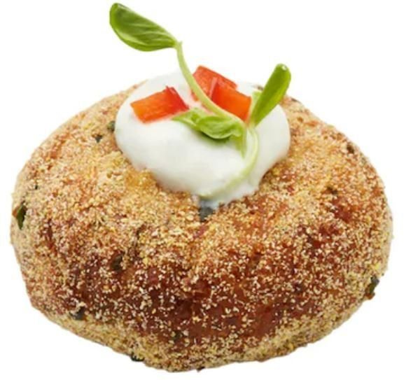 Mini Curried chic pea and vegetable patties V GF