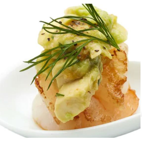 Seared Garlic, Chili and Ginger Cocktail Prawn