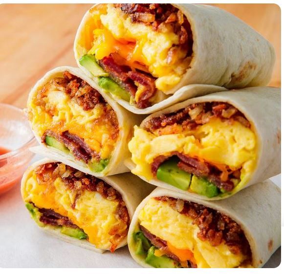 Mini Filled Breakfast Wrap 