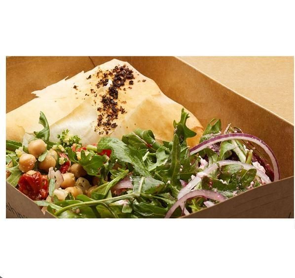 Chicken Leek and Mushroom Filo Pastry Triangle