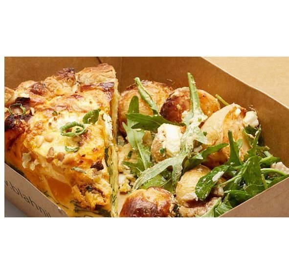 Quiche and Salad Box