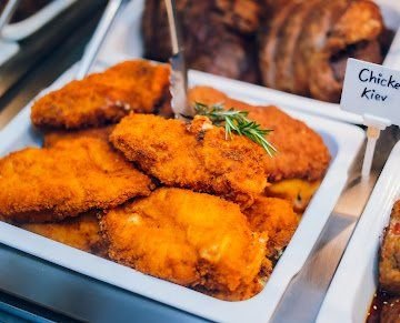 Chicken Kiev filled with Garlic and butter 