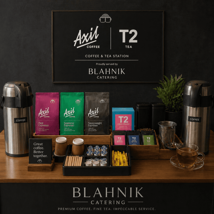 Axil Coffee & T2 Tea station 