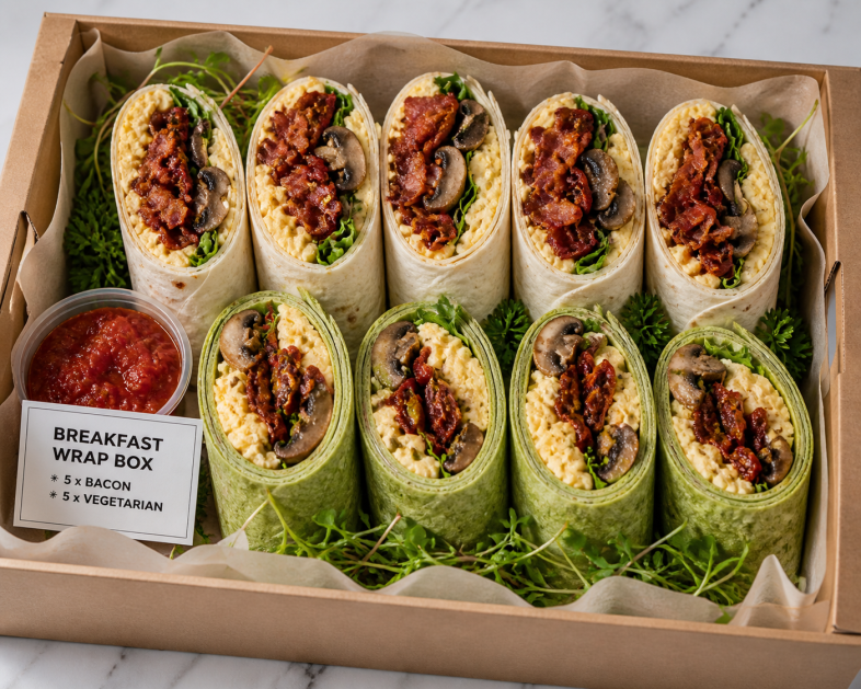 Breakfast Wrap Box ( 10 Pieces)