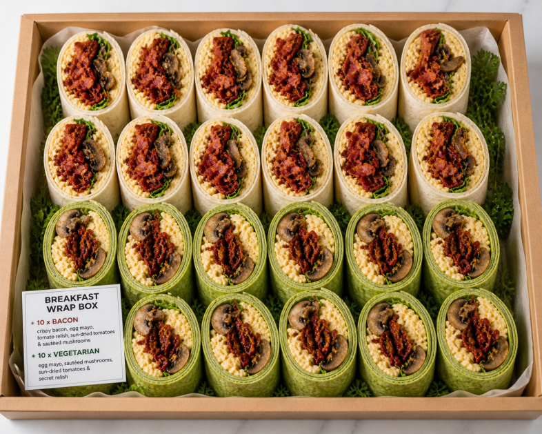 Breakfast Wrap Box ( 20 Pieces)