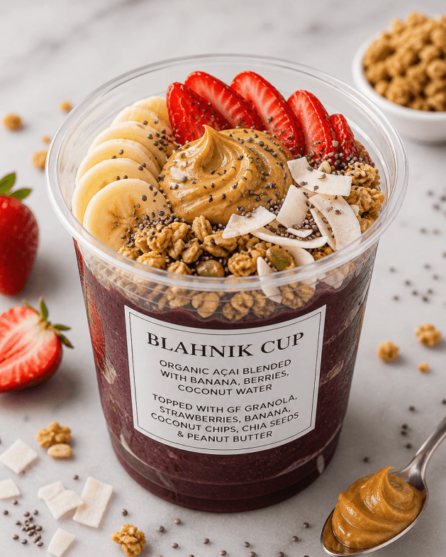 Acai Berry Smoothie Cup ( GF/ DF/ Vegan )