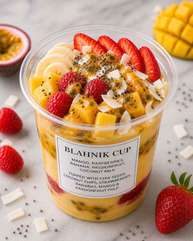 Tropical Smoothie Cup ( GF/ DF/ Vegan )