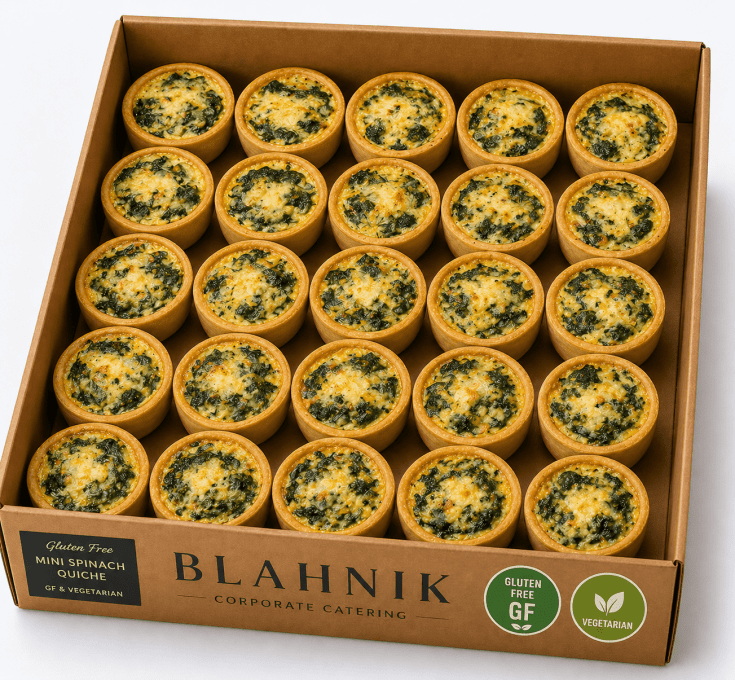 Gluten Free Mini Spinach Quiche - GF