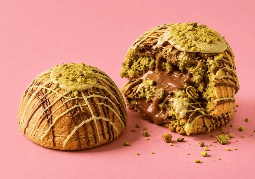 Viral Dubai Pistachio, Chocolate & Knafeh Loaded Cookie