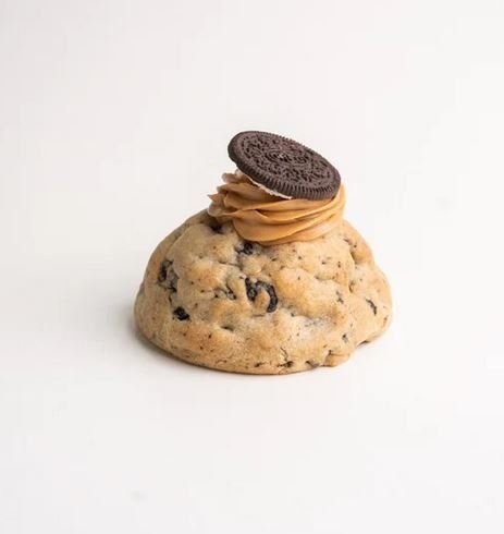 Vegan Peanut Butter Cookies & Cream Loaded Cookie