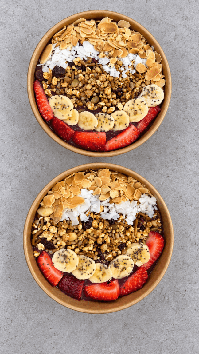 Healthy Acai Smoothie Bowl (GF, DF, VEGAN)