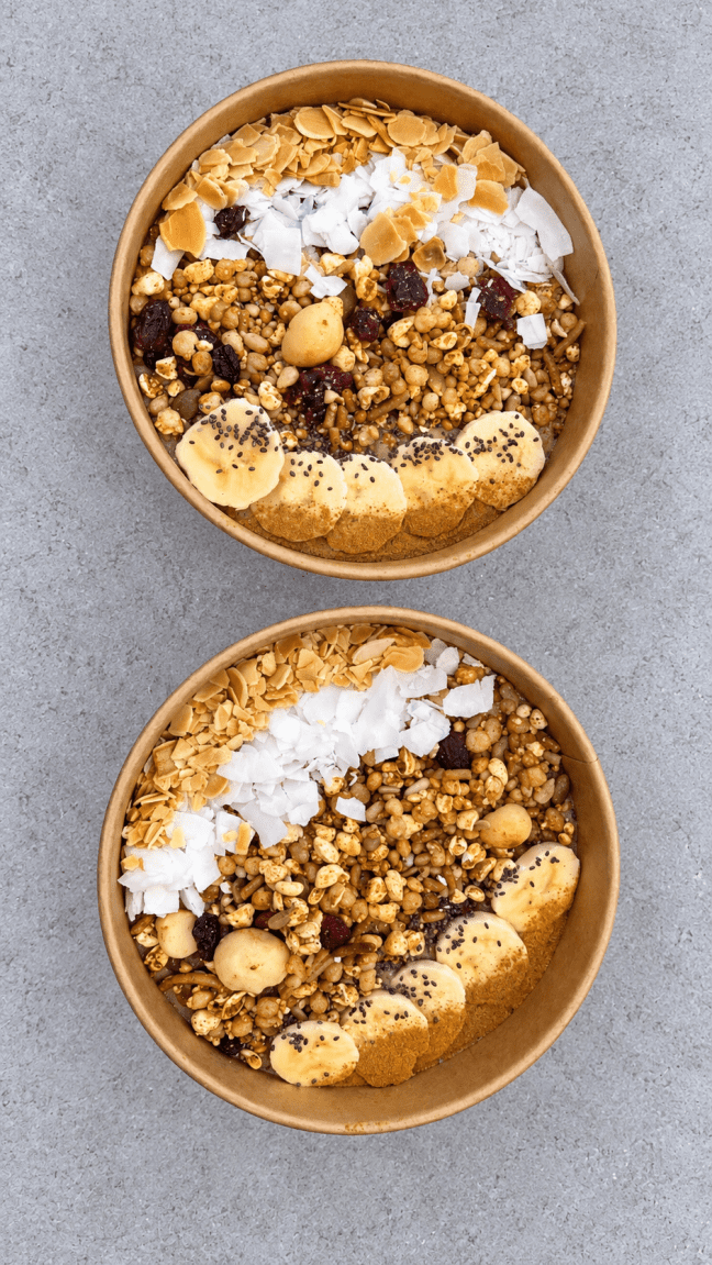 Healthy Choc Banana Smoothie Bowl (GF, DF, VEGAN)