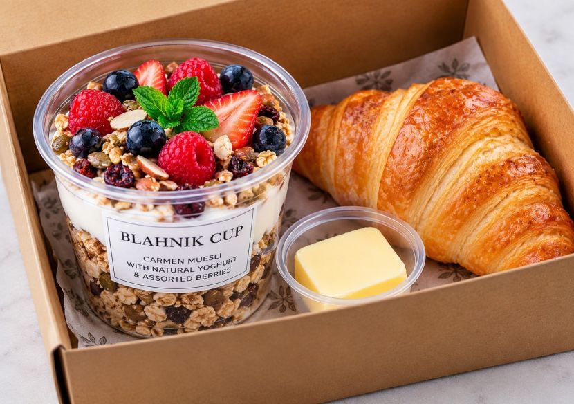 Carmen’s Muesli combo with Mini Plain Croissant