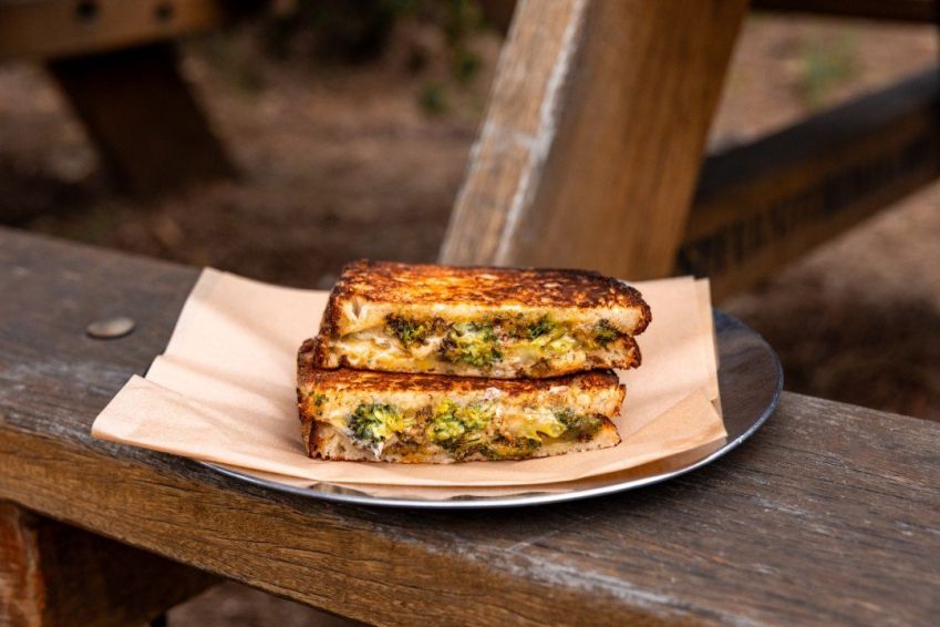 Roasted Broccoli & Cheese Toastie