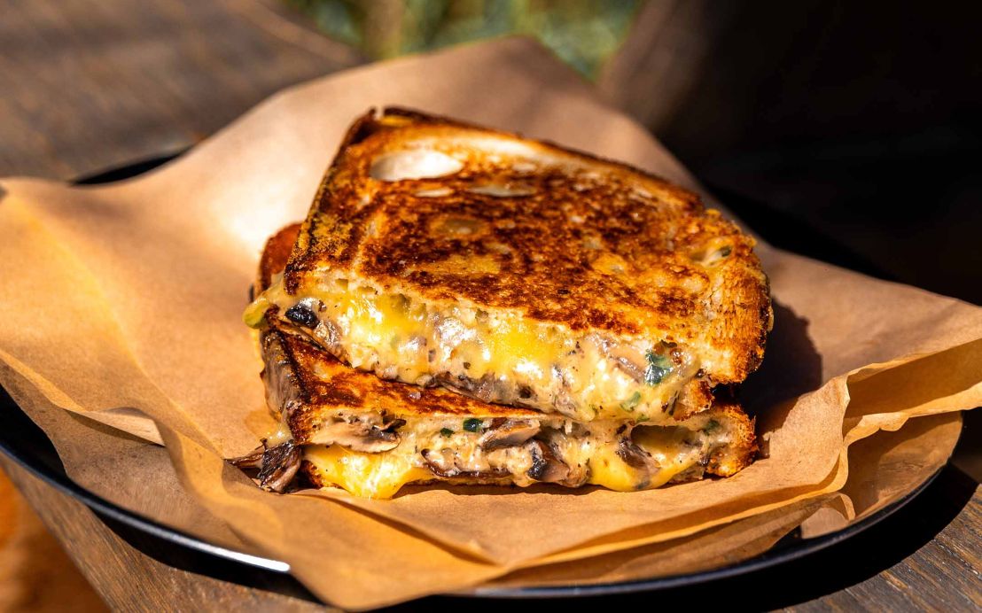 Cheesy Mushroom Toastie